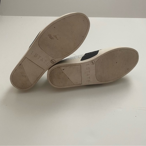 1.State Waylan White Croc Leather Slip On Platform Sneaker Shoes 8.5 - Picture 11 of 11